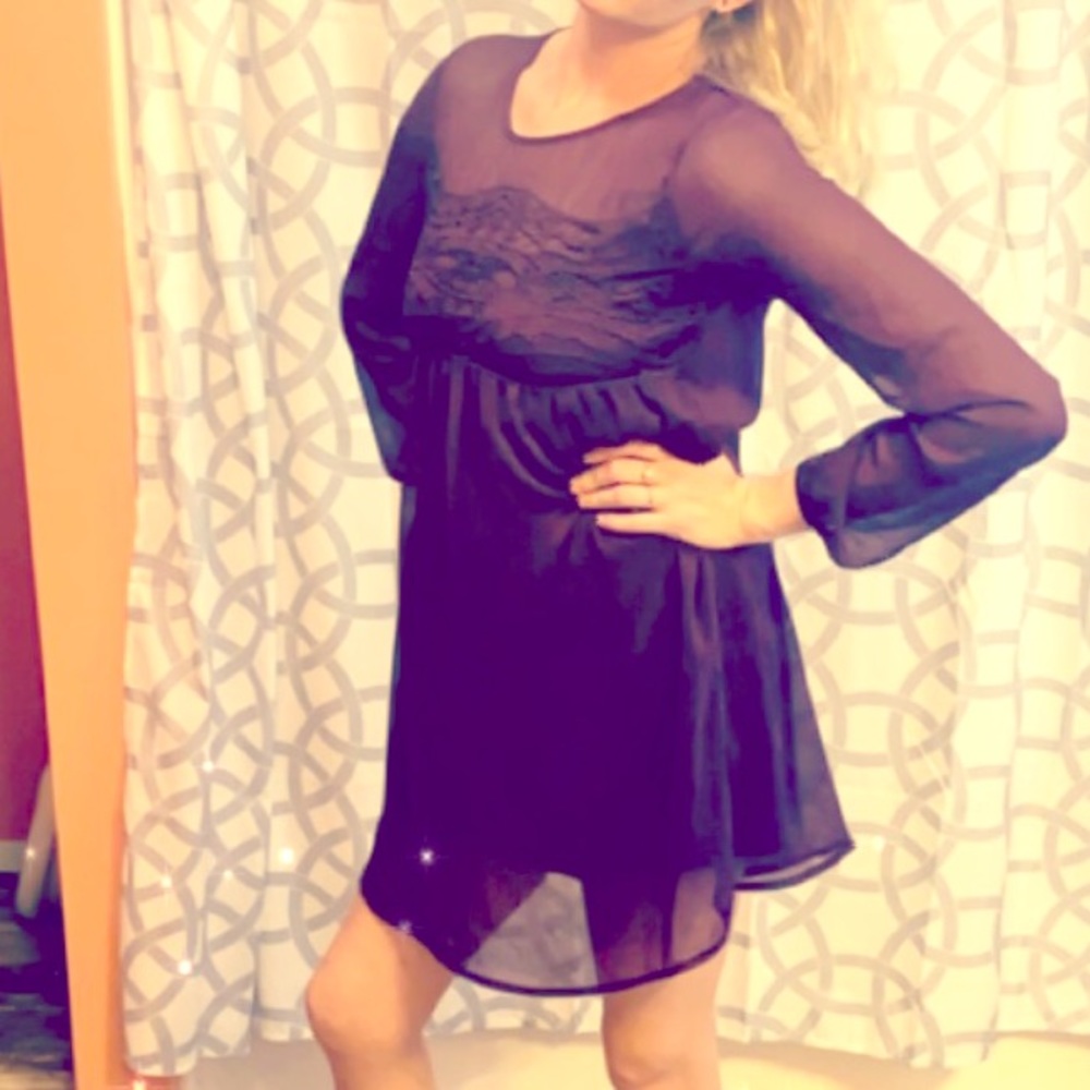 Long sleeved dress